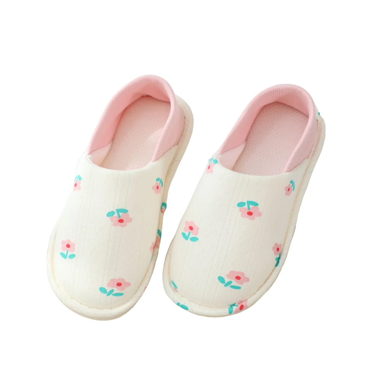 hoes heel wrap platform type non-slip indoor home spring and autumn lightweight breathable maternal slippers