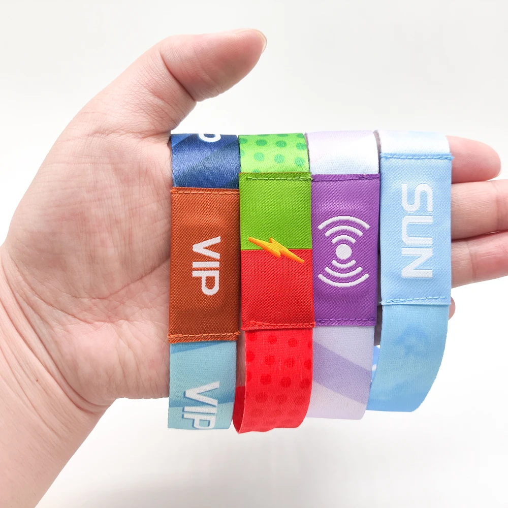 Водонепроницаемый смарт-браслеты браслет RFID NFC тег смарт-чип Rfid тканый браслет для мероприятий