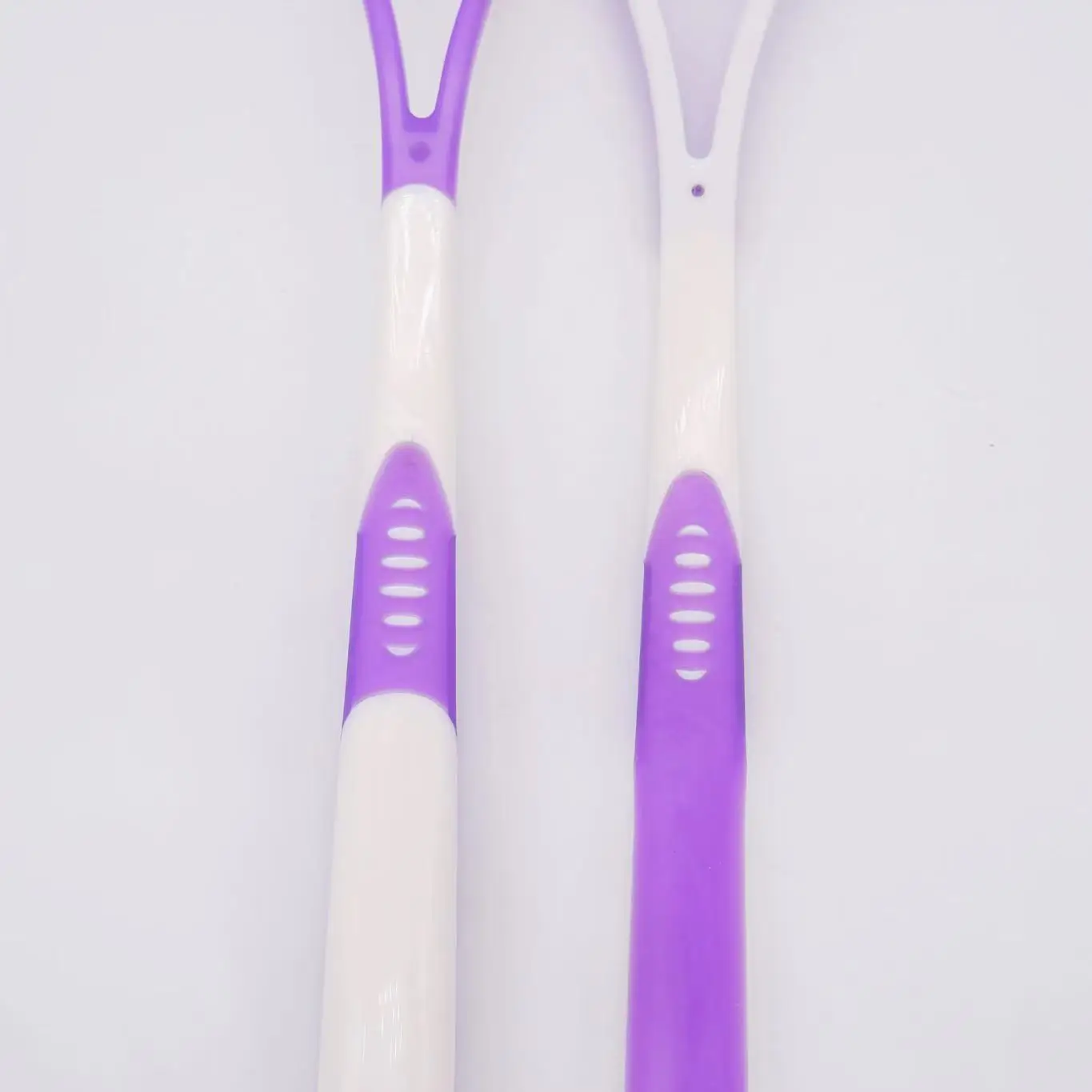 Portable Two side use  Oral Hygiene Care Clean Scraper Dental Tongue Cleaner