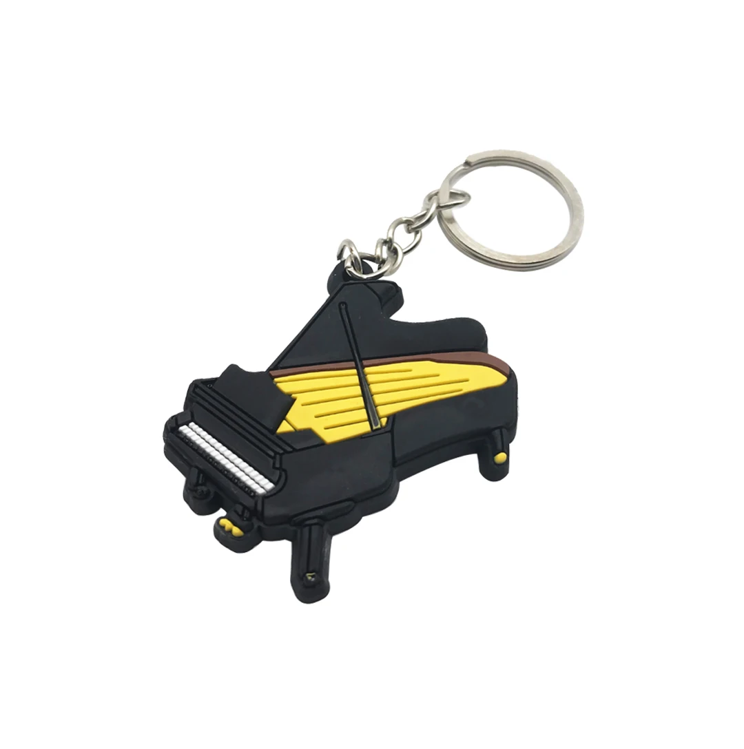 Rubber Keychain Custom Logo Soft PVC Keychain promotion Custom cartoon character Rubber Keychain