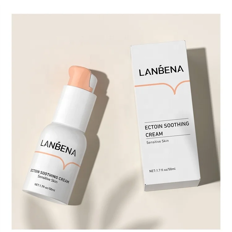 Успокаивающий Крем Lanbena Ectoin для лица против аллергии уход за кожей упругость и восстановление морщин
