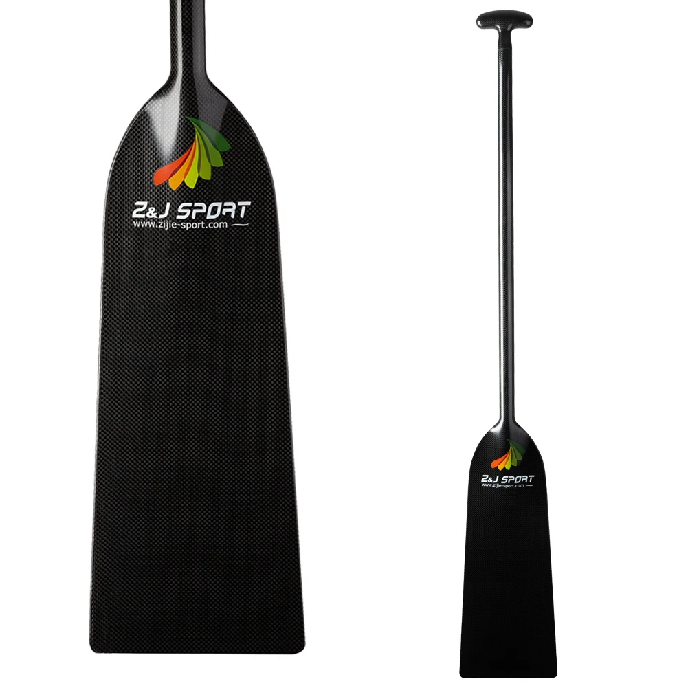 ZJ SPORT Lightweight 1-Piece Carbon Fiber Dragon boat Paddle For Sale