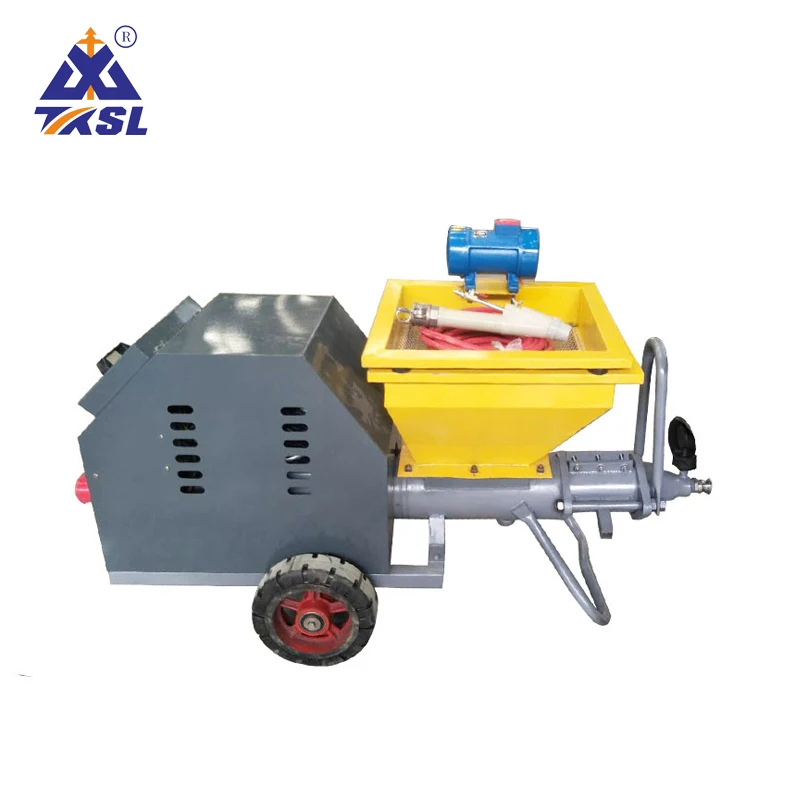 china top supplier cement mortar spray plastering machine