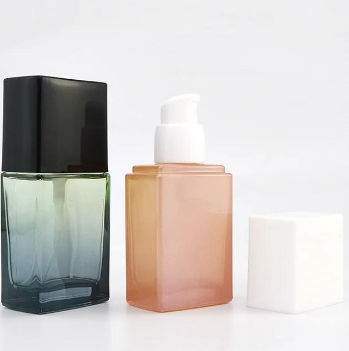 foundation bottle with pump marble plastic bottle with press pump cap pump cream eyelash remover