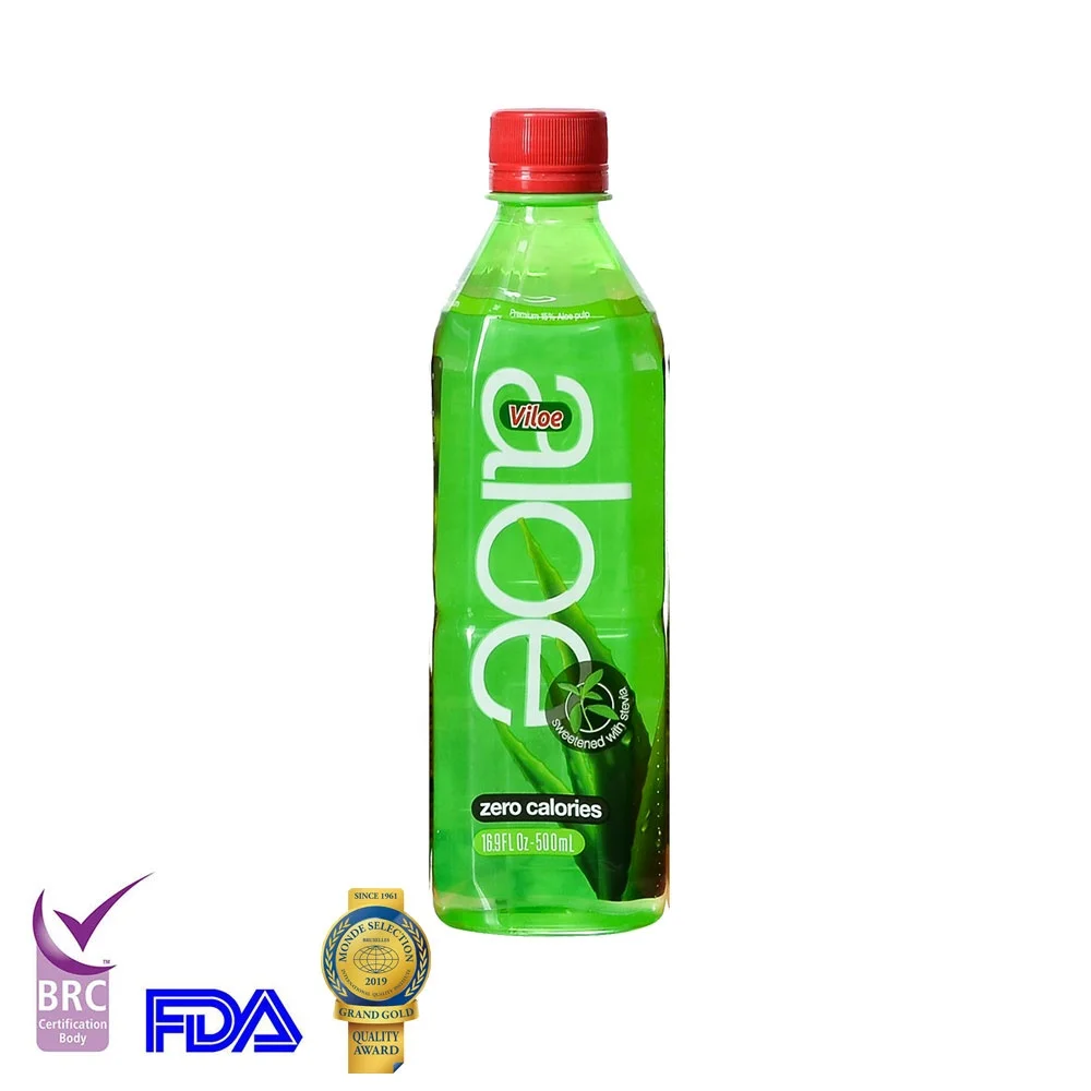 Viloe Healthy Low Calories Flavored Aloe Vera Soft Drink with Fruit Flavor