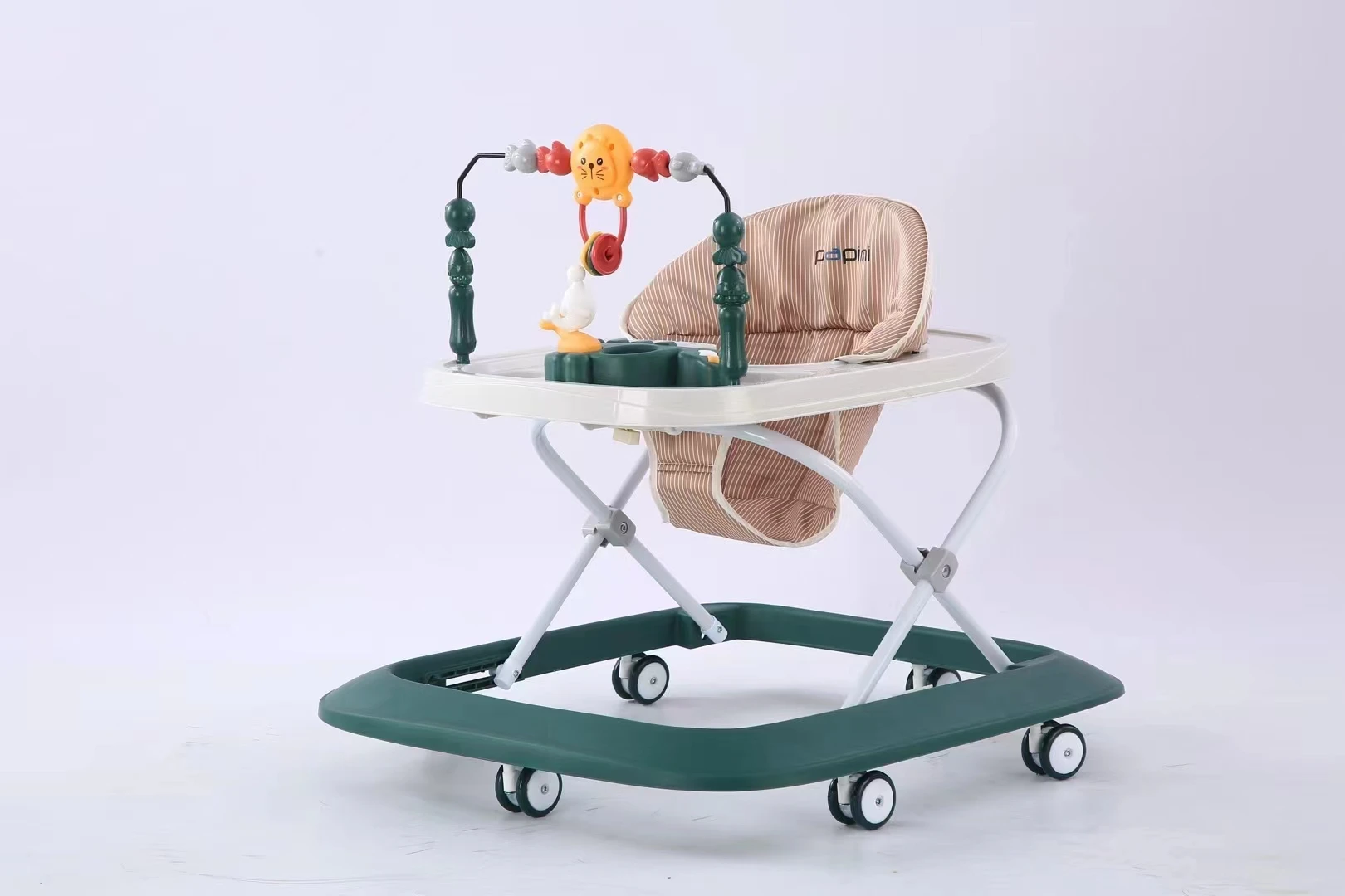2024 Simple Multi-Function 3 in 1 Baby Walker with Music Push Strollers Early Education Toys for Toddlers Plastic Material