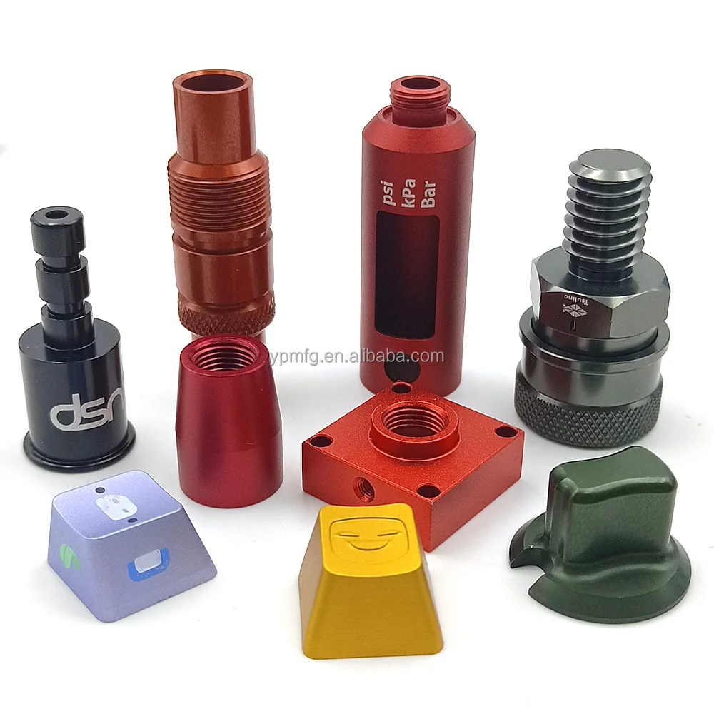 Custom high precision 5 Axis CNC milling service machining metal block anodizing aluminum parts