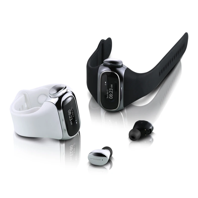 Trend products 2023 Fitness heart rate sports health smartwatch earphone with earbuds watch headphones 2 in 1 TWS earphone