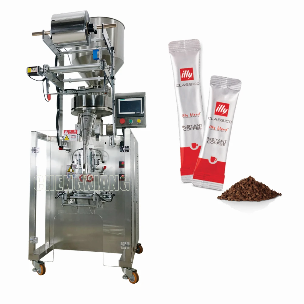 PLC control automatic coffee granule packing machine
