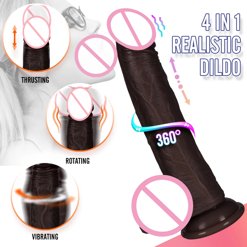 Female Sex Toys Adult Product Vaginal Masturbator G Spot Vibrating Dildo Machine Realistic Thrusting Dildo Vibrator %