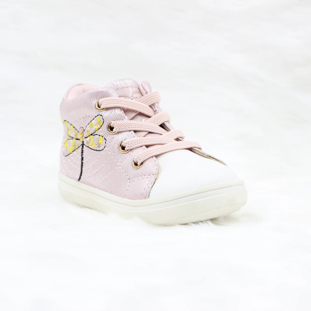 Spring Summer Fashion Girls Styles Pink Pu Upper TPR Outsole Girl Shoes Casual Sneakers