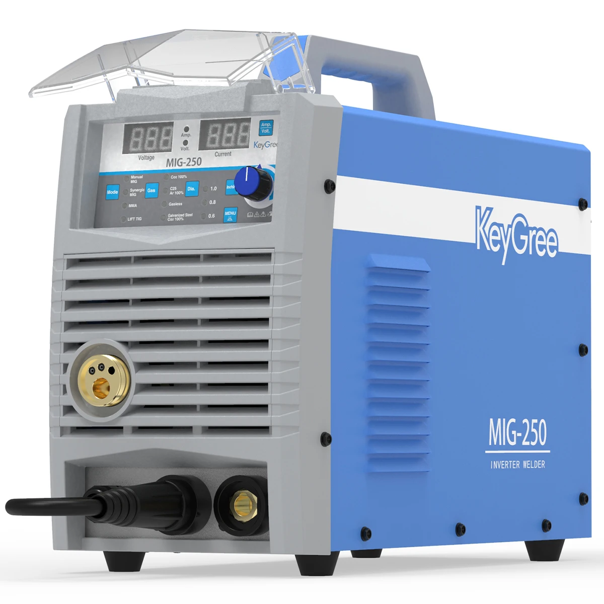  250amp портативный синергический сварочный аппарат CO2 mig сварщики