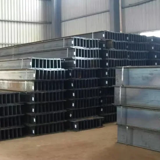 Hot Rolled H Beams JIS/ASTM Standard Carbon Steel Q235/Q345 Grades for Construction Welding Cutting Bending