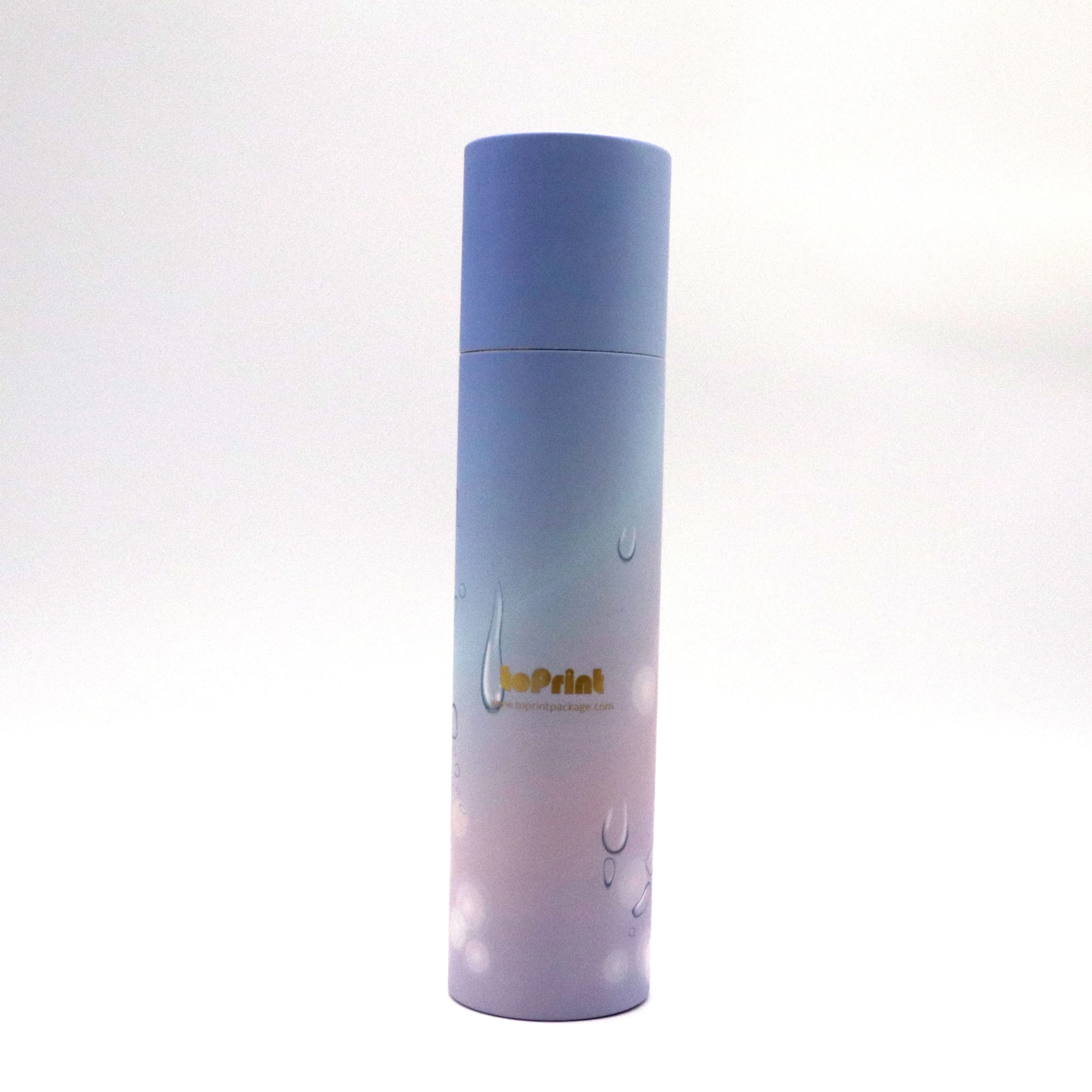 Wholesale Custom Logo Cardboard Cylinder Box Round Long Paper Tube For Makeup Brushes Set Packaging