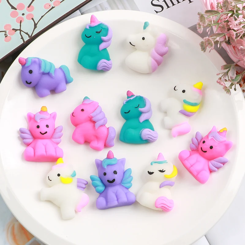 Hot Sales Tpr Fidget Sensory Squeeze Toys Mini Unicorn Kawaii Squishies Mochi Toys for Kids Boys Girls Party Favors Toys