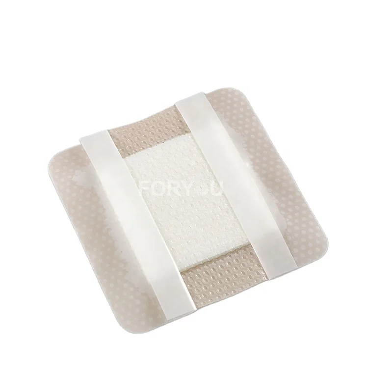 Wholesale 3 Years Heel Soft Wound Care Adhesive Border Silicone Foam Dressing