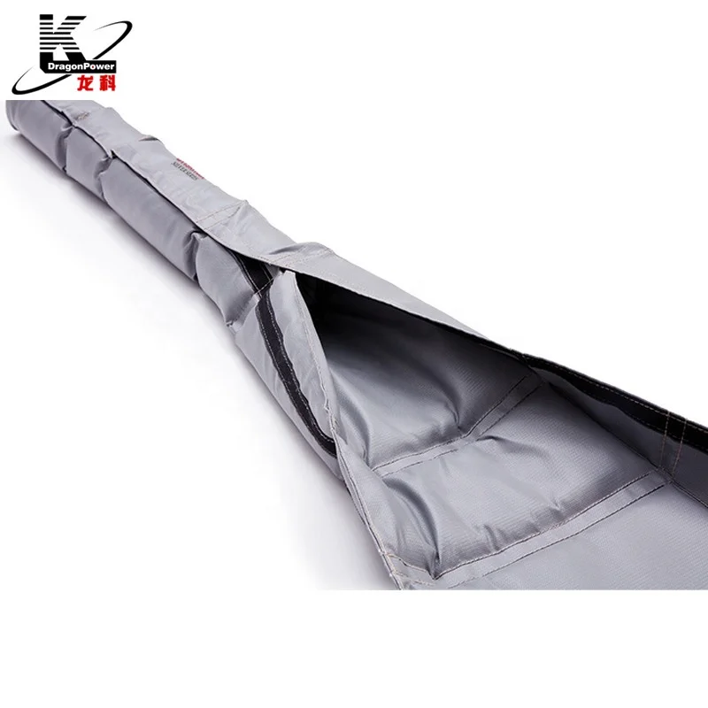 Fiberglass Removable Pipe Thermal Insulation Jacket Covers