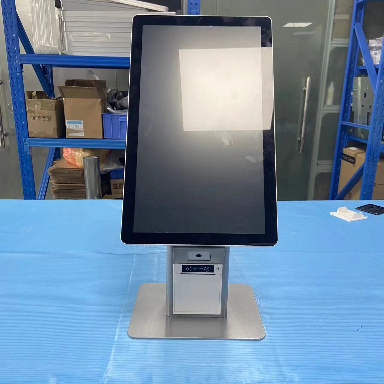 High quality mini touch screen ticket machine self service lcd kiosk automatic allocator pos system