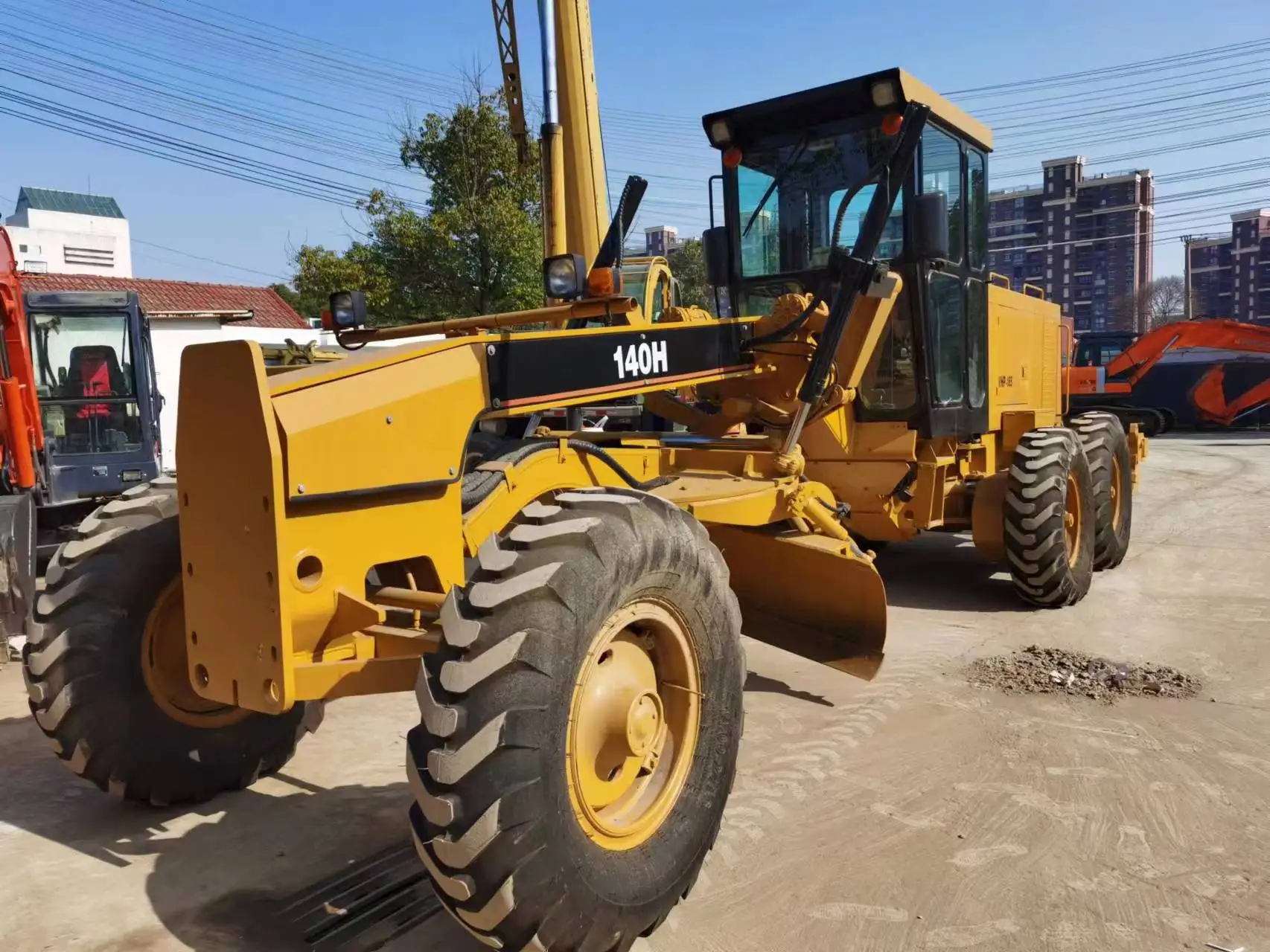 Selling Used CAT 140H 140G 140K 140 Motor Grader Secondhand machinery for sale with low price