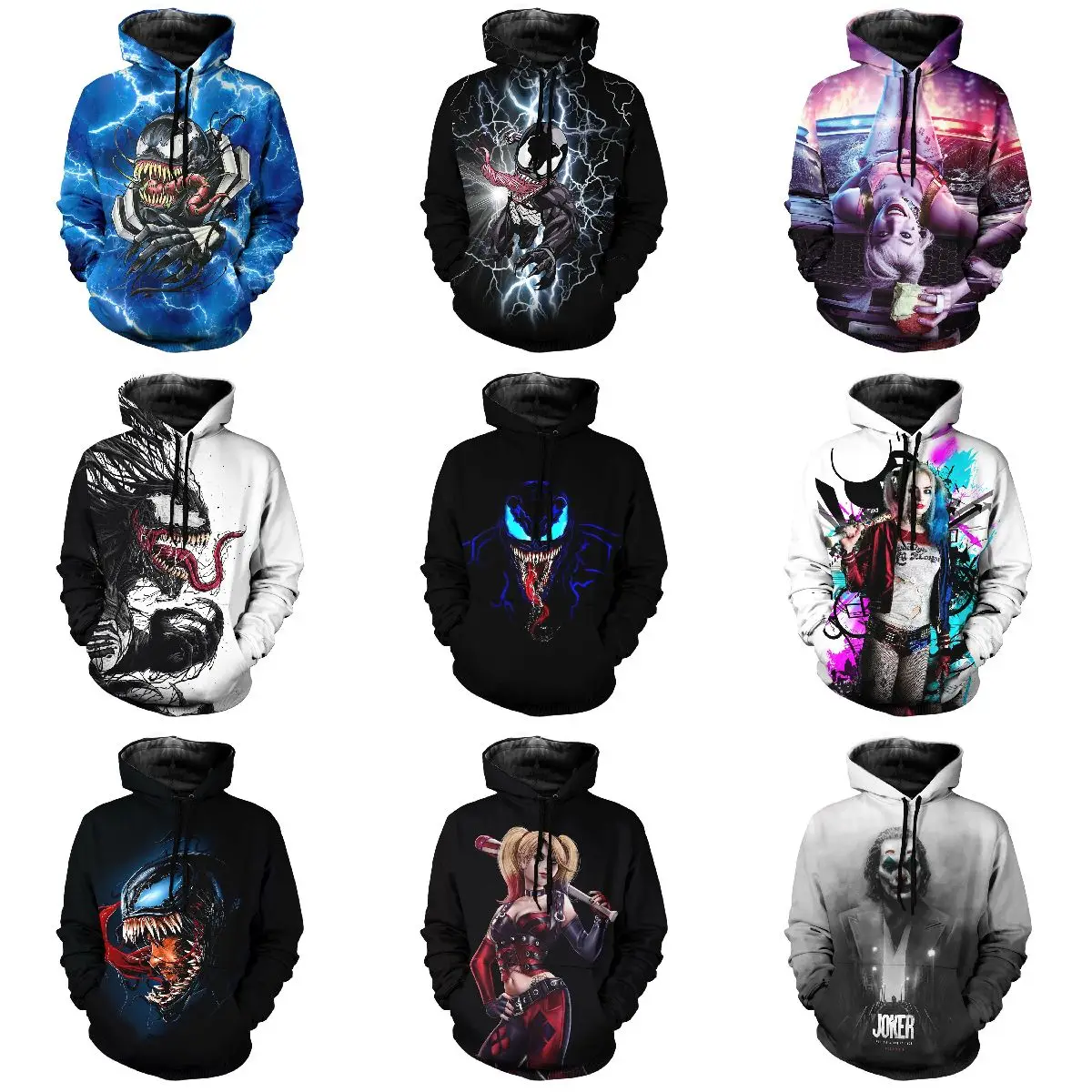 3D printed Custom hoodie Movie Marvel Leisure sports hoodie Plush Toy Dolls Comics Marvel jacket Cartoon Dolls
