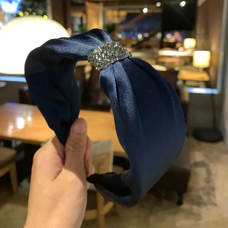 Vintage headband simple Korean wide-brimmed headband women hair accessories