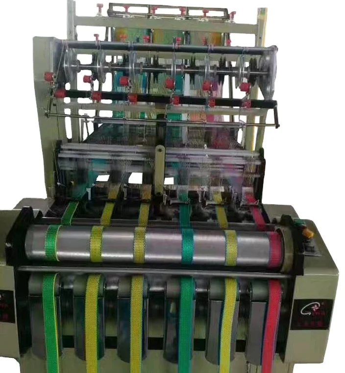 Factory QiXing Flat Tape Elastic and Non-elastic 6-55  Needle Loom Machine
