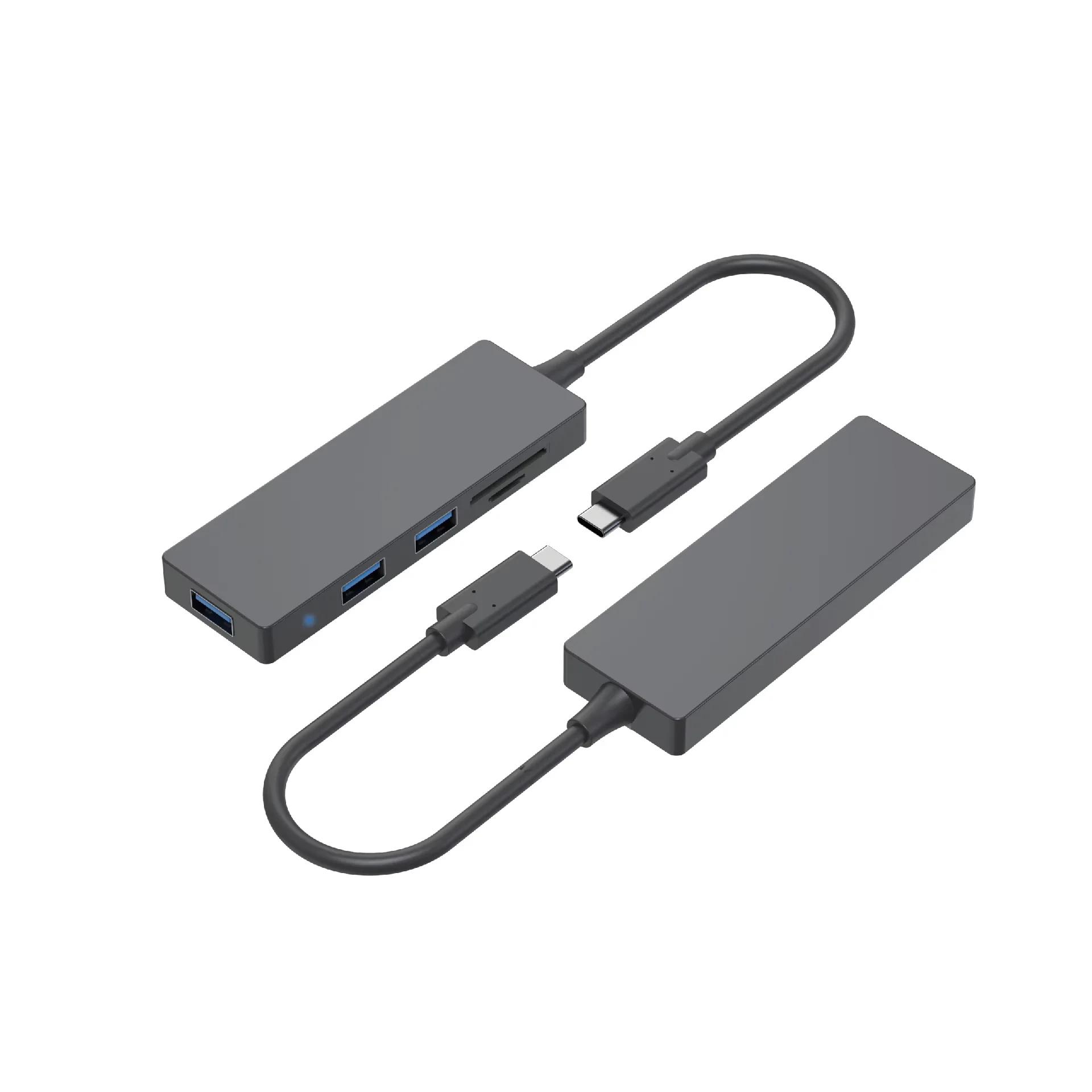 Концентратор расширения USB C OEM концентратор 5 портов USB 3,0 SD TF Card Reader 5 в 1 док-станции для планшетных ноутбуков защищенный PCB-A