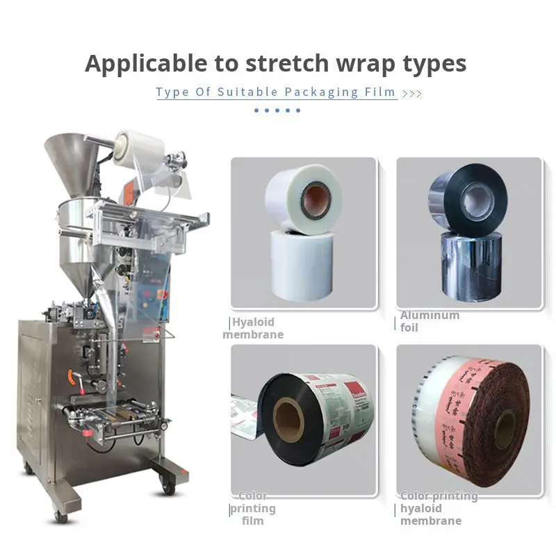 Sauce automatic liquid packing machine Vertical quantitative three-side sealing ice pack filling machine