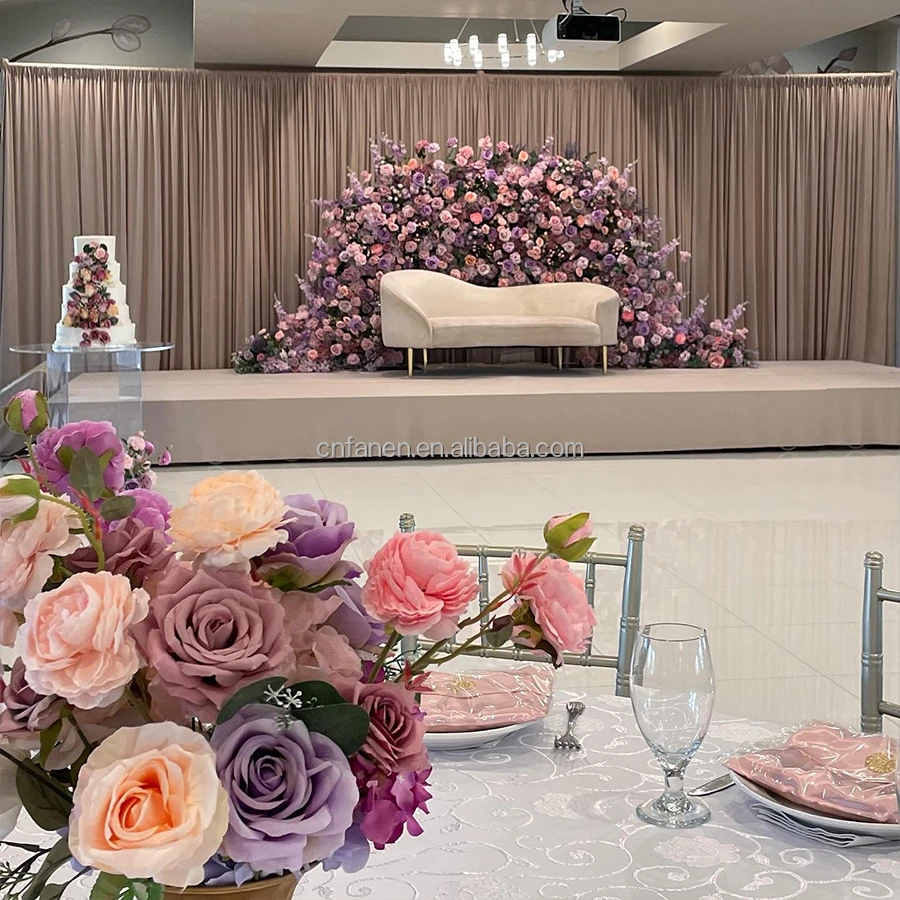 Wedding Flowers Silk Artificial Rose Ball Wedding Decoration Centerpiece Flower Ball