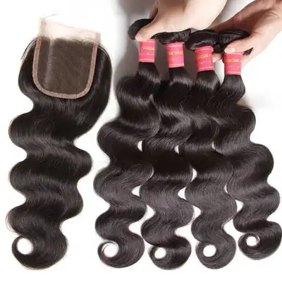 Natural Color Black 10-40 inch Brazilian Virgin Remy Human Hair Loose Wave Yaki Straight Deep Curly Body Wave 3 Bundles