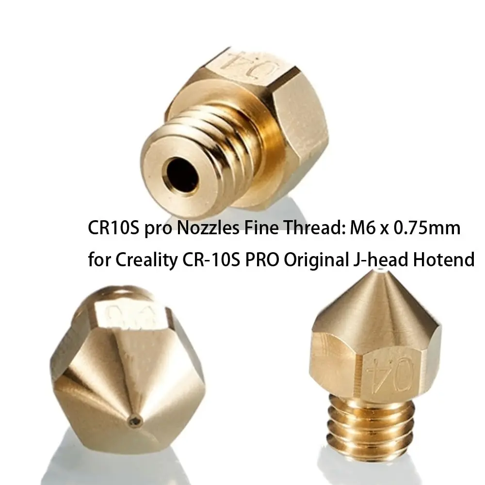 Форсунки для экструдера YouQi Hotend 0 4 мм CR-10S Pro 3D-принтера