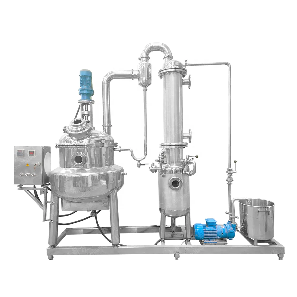 Food grade SS304 high efficient Tomato Paste grape fruit juice concentration machine vacuum Evaporator concentrator for Jam