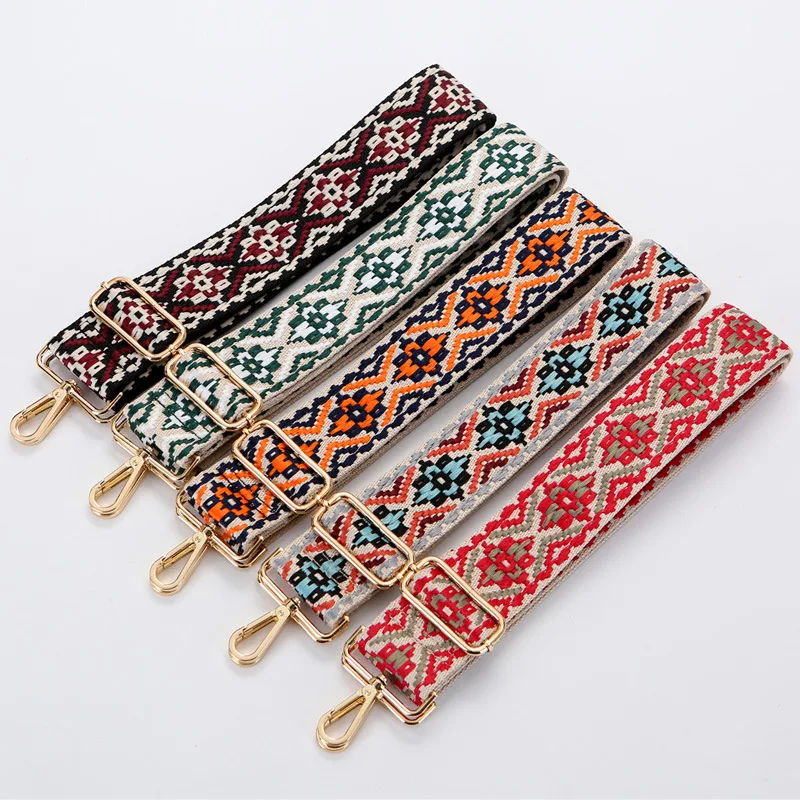 Fashion Colorful Thicken Wide Shoulder Belt Backpack Straps Women Adjustable Replacement Bag Strap For Handbag Crossbody Purse