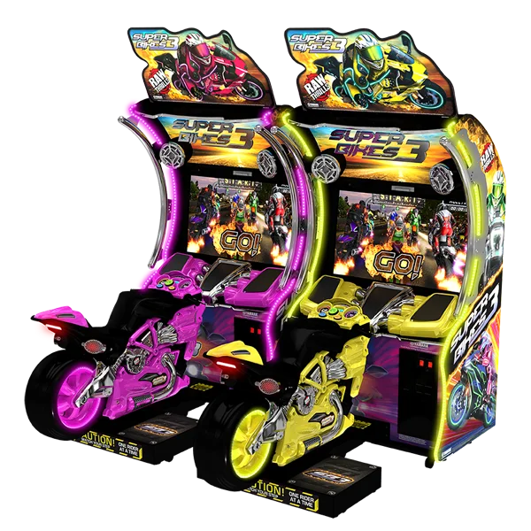 Amusement Zone Coin Operated Moto Super Bike 3 Video Motorcycle Racing Simulator Arcade Game Machine