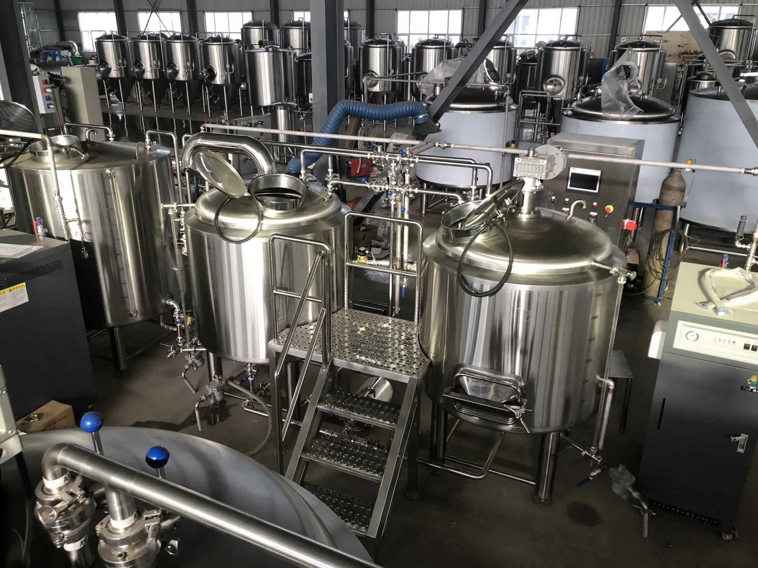 Beer brewing equipment 500l brewhouse 5HL complete craft beer brewery equipment for German style