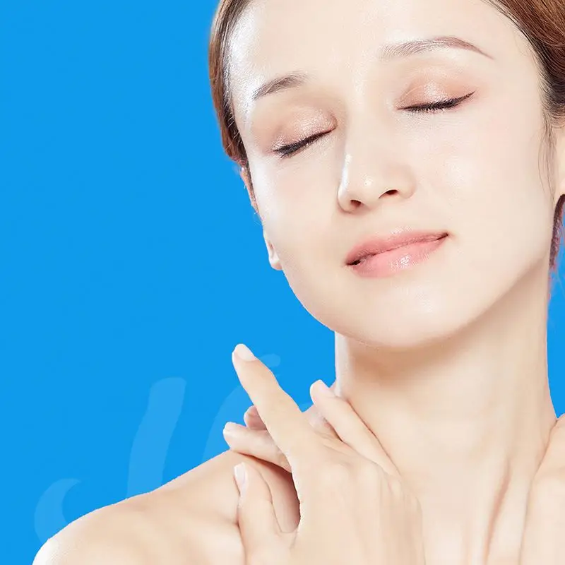 Top OEM VEZE korean wholesale custom blue copper peptide Invisible beauty face skin care products facial mask sheet