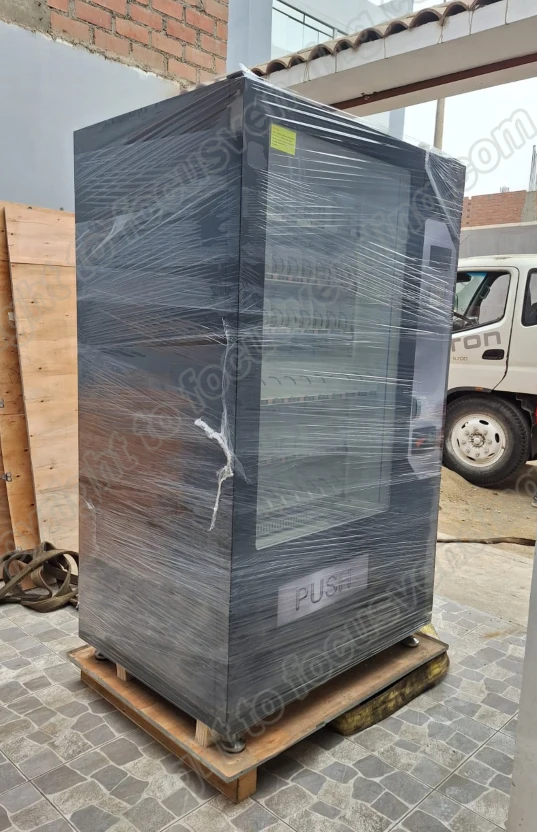 Good Seller Snack and Drink Cold Water Coollibg System  Lcd Vending Machine with Big Capacity for Beverage Snacks