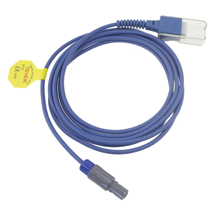Factory Custom spo2 monitor sensor wholesale Compatible Spo2 Sensor Probe Extension Cable for BCI Reusable SpO2 Sensor