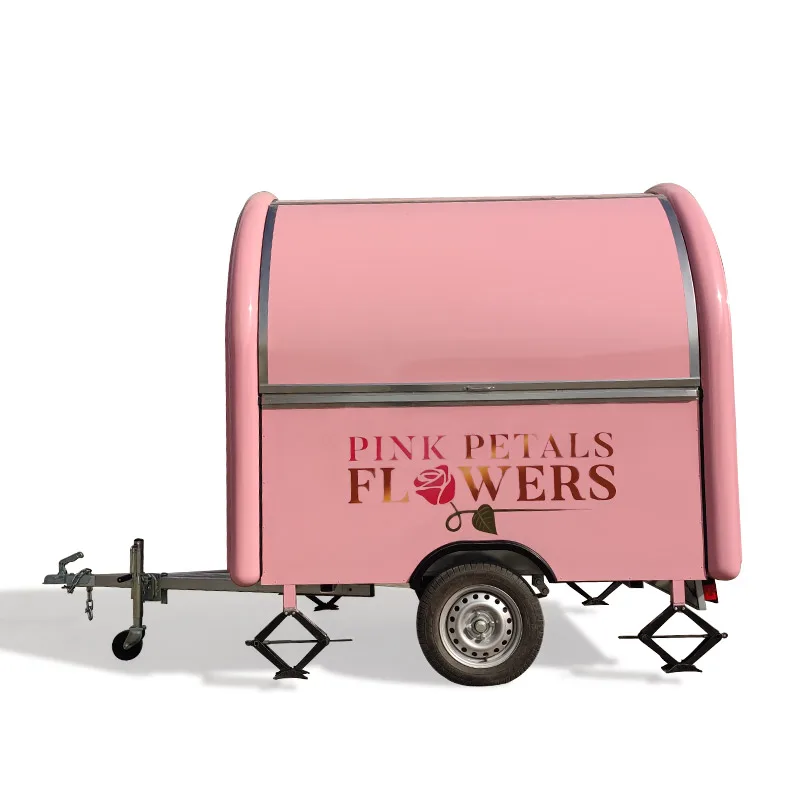 ISO approved mobile hot dog cart,  closed concession food trailer