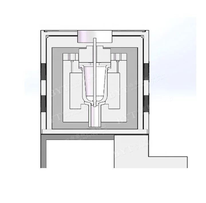 Customized Chamber High Temperature 1700 Degree Small Glass Melting Furnace Machine For Laboratory