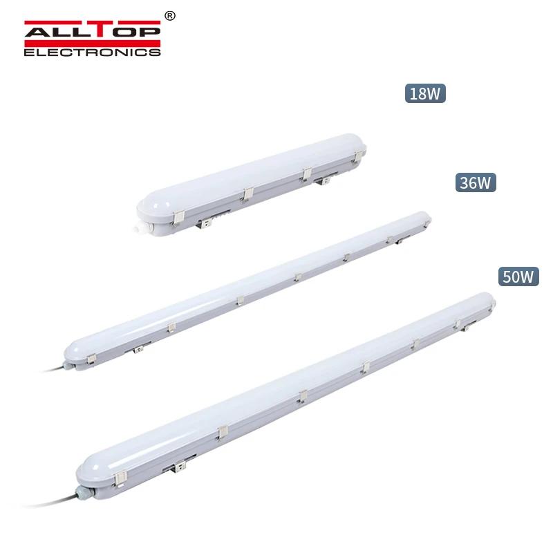  ALLTOP высокая яркость рабочее освещение поликарбонат Ip65 водонепроницаемый 18 Вт 36 50 светодиодный светильник с тройной