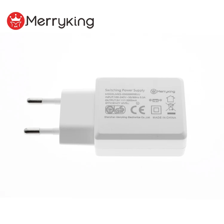  Универсальный 220-240vac Входное портативное зарядное устройство USB 5V 800ma 600ma eu для