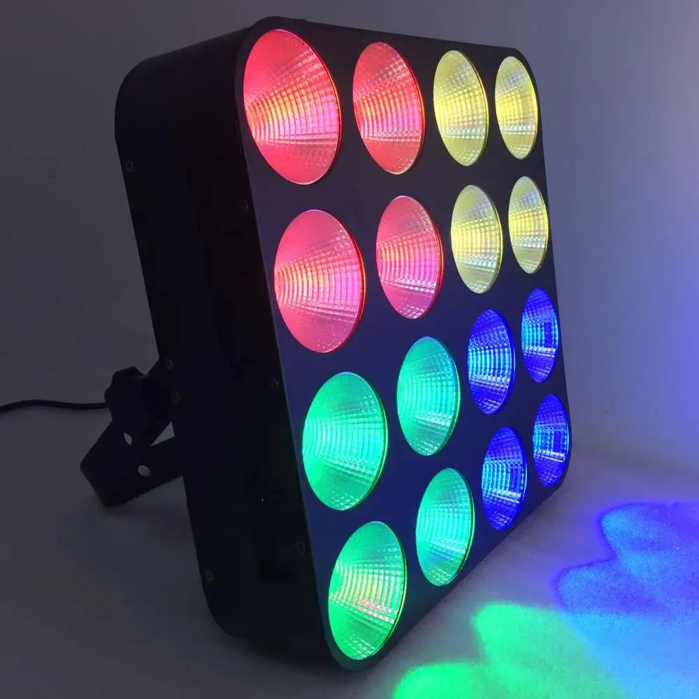 disco led lights blinder lyre beam stage rgb cob led matrix 4x4 30w dmx matrix led light