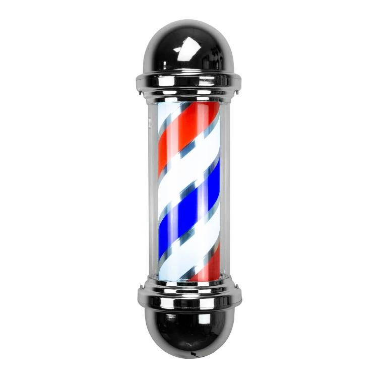 Factory cheap barbershop classic logo revolving lamp stripe salon barber pole