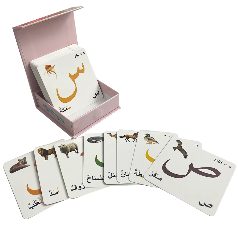 Suba Factory Custom Educational Alphabet and Number Learning Toys Gift Flash Card for Preschool Kids