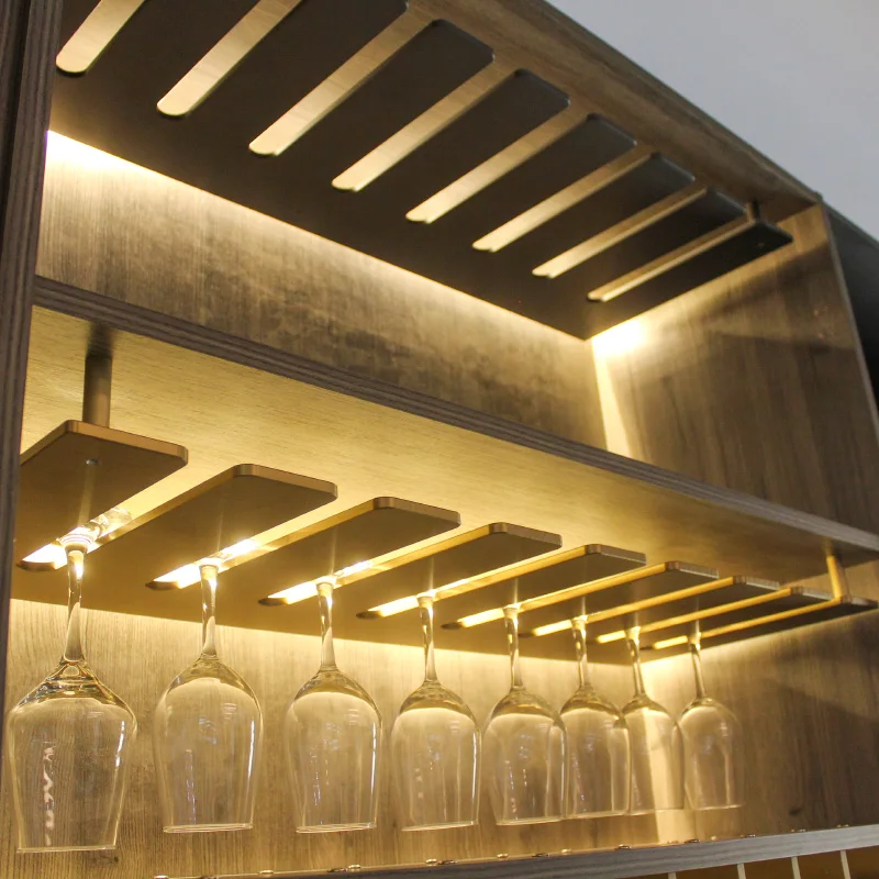 Kingliye  800x300mm Classic S011  Top Mounted Wall Wine  Glass Holder For Living Room