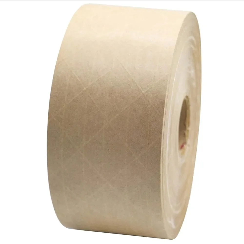 PD Custom Strong Durable Self Adhesive Writable Kraft Paper Packaging Paper Tape For Carton Sealing