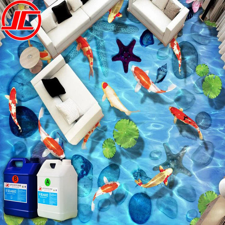 
Crystal Clear Resin for 3D Flooring 