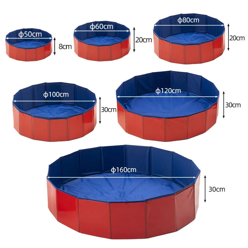 Wholesale Foldable PVC Dogs Bathing Pool Pet portable Pet Pool for Outdoor Pet Pool