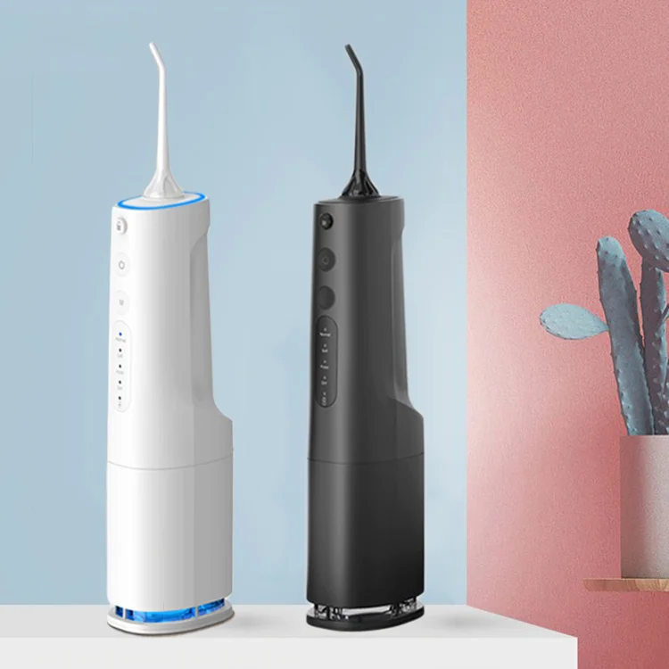 2021 New Fashion Cordless Dental Cleaning high pressure Water Flosser 360ml 4 Modes Portable Oral Irrigator